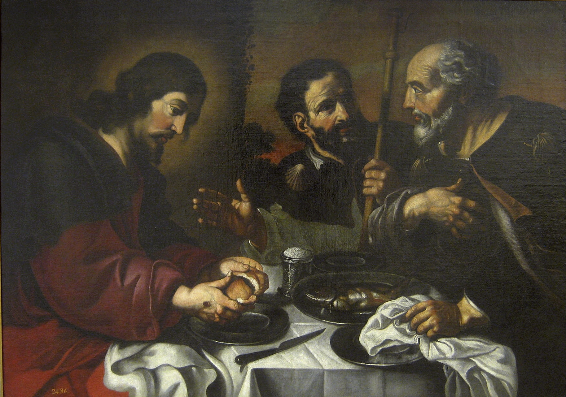 File:La Cena de Emaús, anónimo del siglo XVII (Museo del Prado).jpg ...