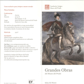 Grandes obras del Museo del Prado : Salas del Museo : otoño 2013 / Amigos del Museo del Prado.