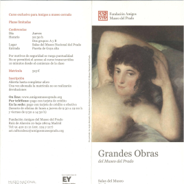 Grandes obras del Museo del Prado : Salas del Museo : otoño 2014 / Amigos del Museo del Prado.