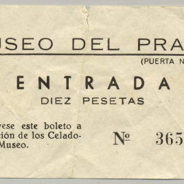 Billete de entrada al Museo del Prado [1960-1973]