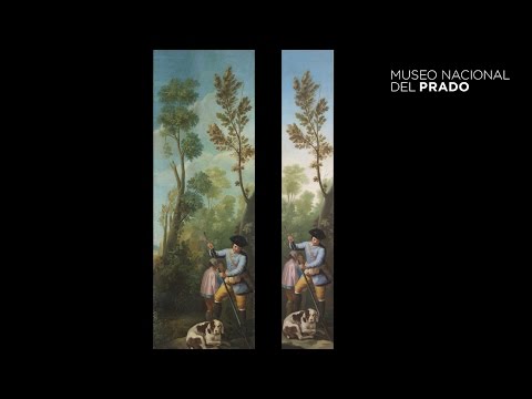 La restauración del cartón para tapiz Cazador cargando su escopeta (1775), de Francisco de Goya