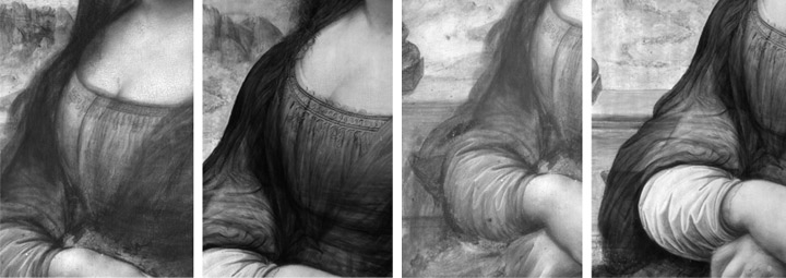 The Prado Mona Lisa before and after restoration